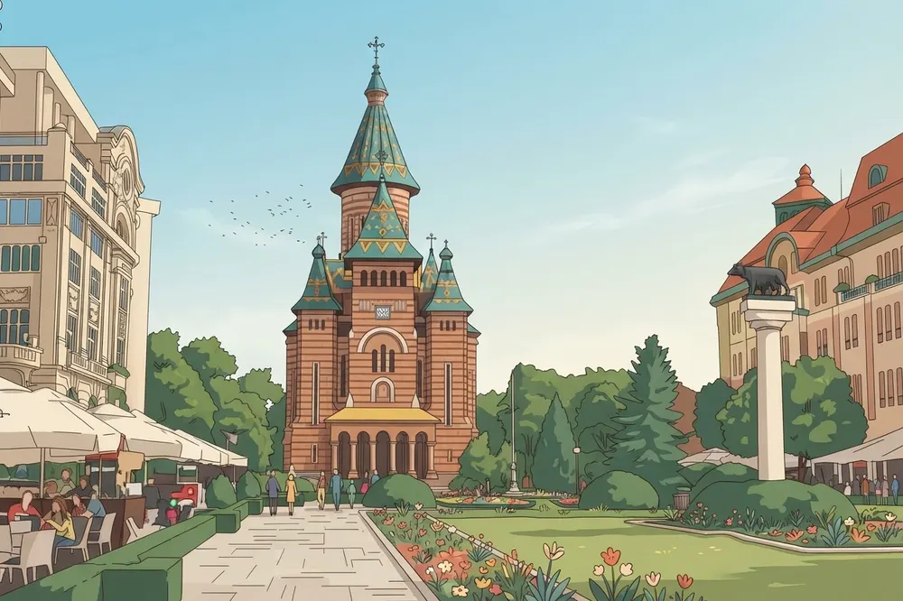 Illustration af Timișoara